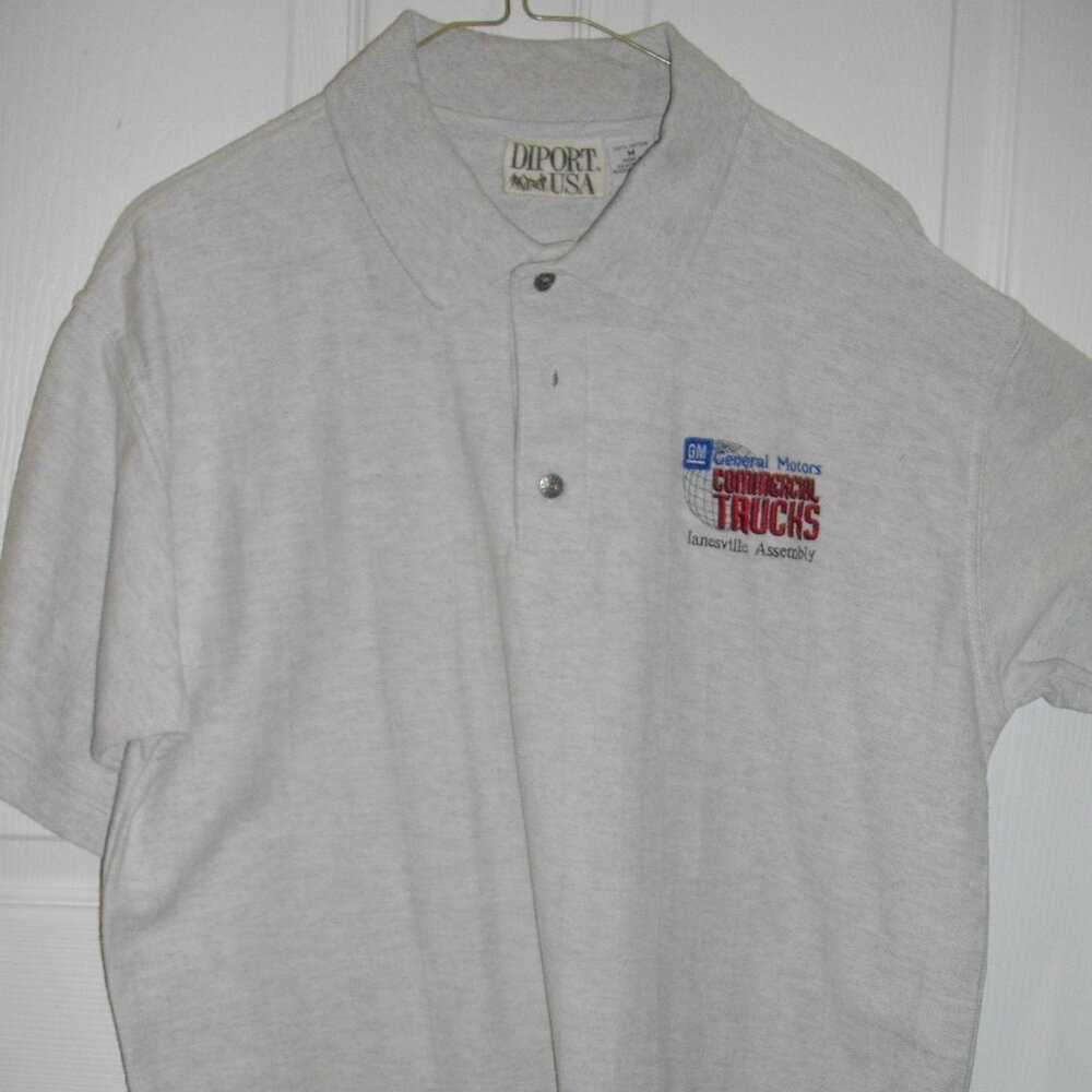 Diport USA General Motors Commercial Truck Janesville Assem. polo shirt. Medium.